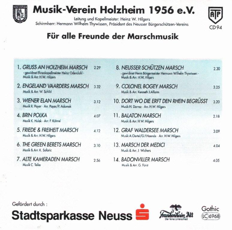 Holzheim CD 1 Web Titel